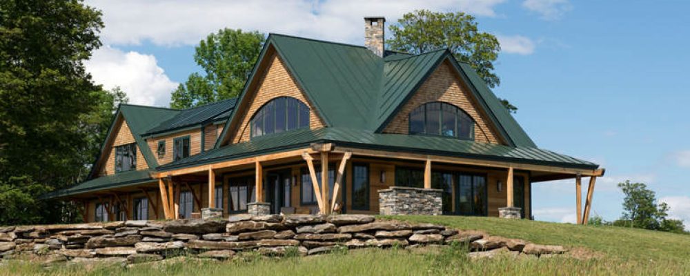 Award-Winning Timber Frame Vermont Farmhouse (12 HQ Pictures)