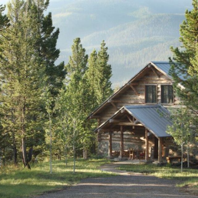 Fancy take on a rustic log house – must-see (19 HQ pictures)