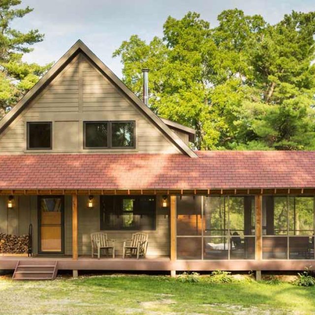 Cosy 1,600 Sq. Ft. Wooden Trout Fishing Cabin (8 HQ Pictures)