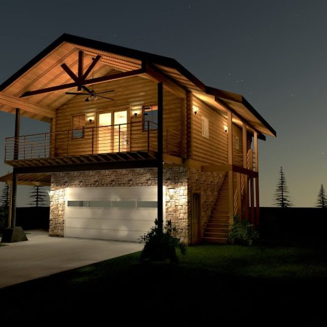 Dream DIY Log Home from Only $29K (Plans & 9 HQ Pictures)